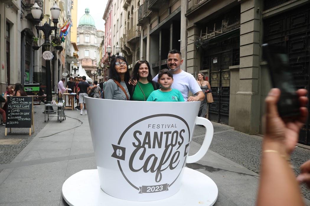 Festival Santos Café com diversas atrações no Centro Histórico
