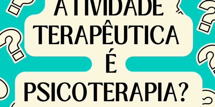 É terapêutico, mas não psicoterapia!