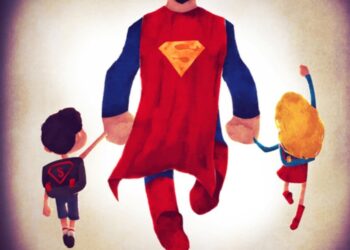 Sem capa ou superpoderes: simplesmente, PAI