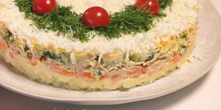 Torta de Pão de Forma Natalina