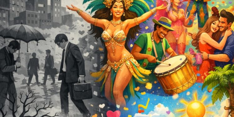 Entre a festa e a rotina: o que o Carnaval nos ensina sobre saúde mental