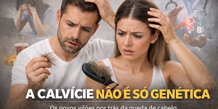 Calvície não é apenas Genética: os novos fatores que estão acelerando a queda de cabelos