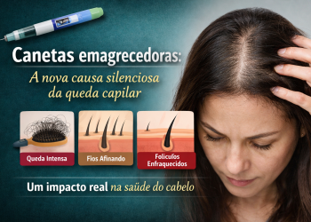 Canetas emagrecedoras podem causar queda de cabelo?