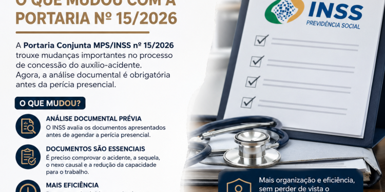A análise documental no auxílio-acidente: o que mudou com a Portaria n°15/2026