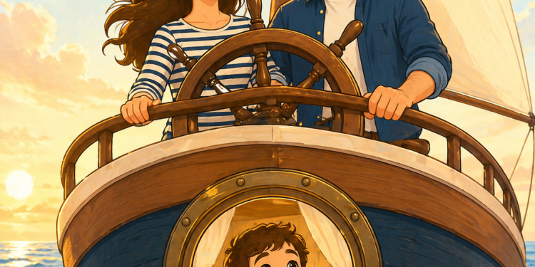 Quando os pais conduzem juntos, a criança cresce com segurança