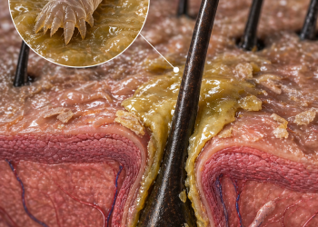 Seu couro cabeludo está “sufocado”? O impacto da baixa frequência de lavagem e o papel do ácaro Demodex