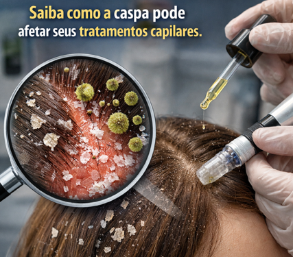 Caspas atrapalham os procedimentos da Tricologia? Entenda o que realmente está por trás disso