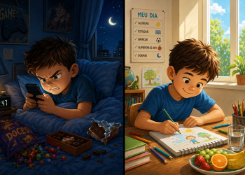 Como sono, alimentação e telas mudam seu filho