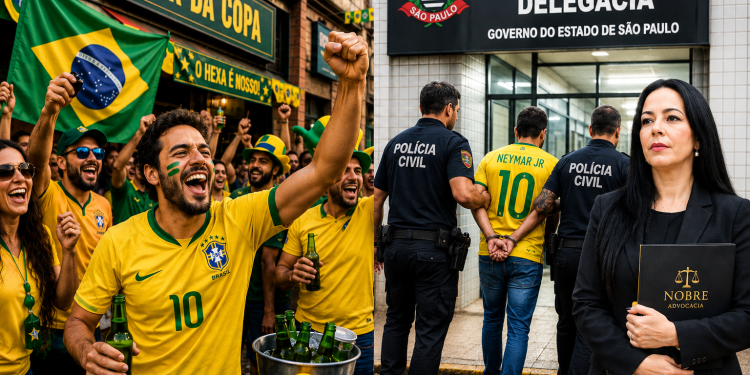 Torcer pelo Brasil não pode parar na delegacia