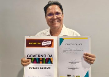 “Jerônimo promete e cumpre” diz Prefeito de Bom Jesus da Lapa durante anúncio de novo hospital regional