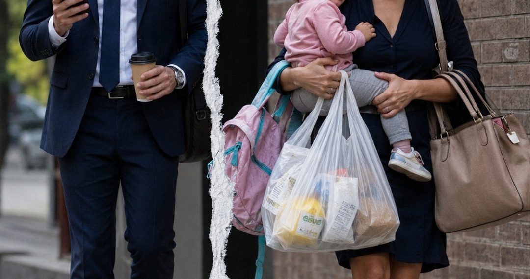 O peso que a mulher carrega sendo mãe solo versus o genitor