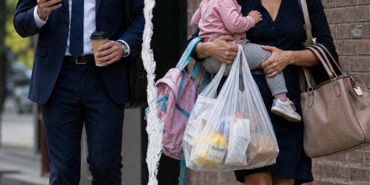 O peso que a mulher carrega sendo mãe solo versus o genitor