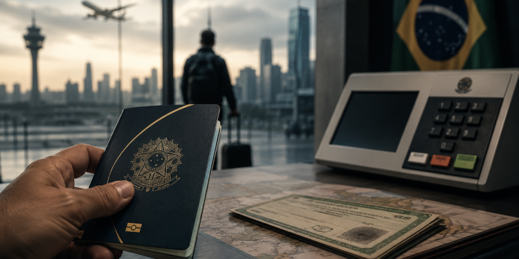 O Passaporte em risco: Por que os brasileiros no exterior precisam regularizar o voto em 2026?