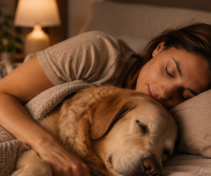 Cães que dormem com seus tutores vivem mais?