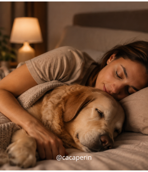 Cães que dormem com seus tutores vivem mais?