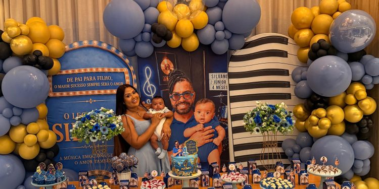 Silvanno Salles e Jéssica Dandara festejam o quarto “mêsversário” de Silvano Júnior