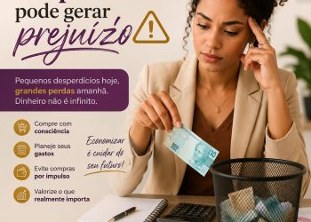 Desperdício pode gerar prejuízo