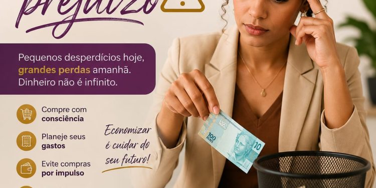 Desperdício pode gerar prejuízo