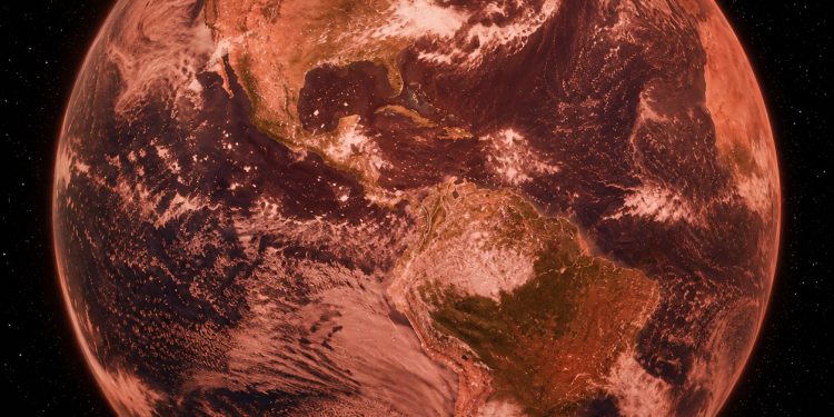 A Terra entrou no vermelho