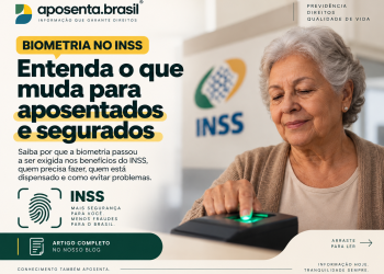 Biometria passa a ser exigida nos benefícios do INSS: entenda o que muda para beneficiários e segurados