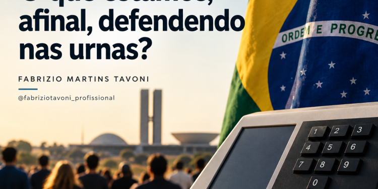 O que estamos, afinal, defendendo nas urnas?