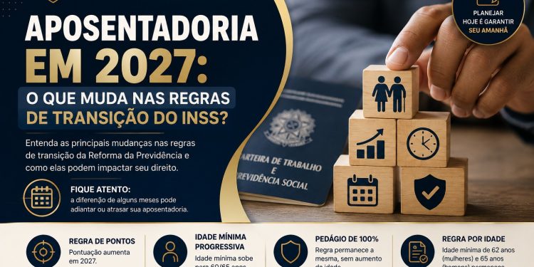Aposentadoria em 2027: o que muda nas regras de transição do INSS?