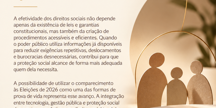 Voto, prova de vida e direitos sociais: quando a cidadania também facilita o acesso à proteção previdenciária