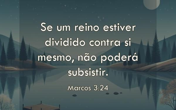 Divisão nas Relações leva à ruína. É Bíblico