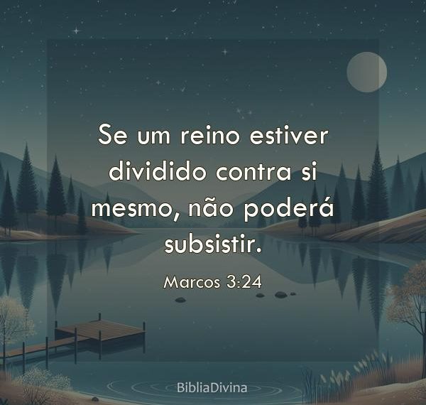 Divisão nas Relações leva à ruína. É Bíblico