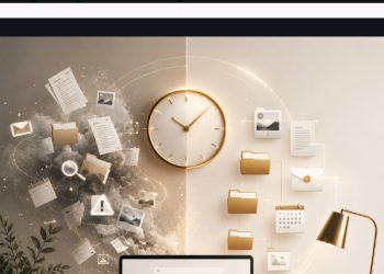 O custo invisível da desorganização digital: quando perder tempo também vira prejuízo