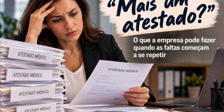 “Mais um atestado?” O que a empresa pode fazer quando as faltas começam a se repetir