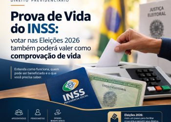 Prova de Vida do INSS: votar nas Eleições 2026 também poderá valer como prova de vida