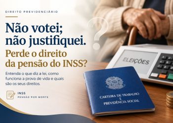 Não votei. Não justifiquei. Posso perder a Pensão do INSS?